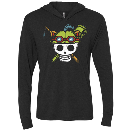 T-Shirts Vintage Black / X-Small Pirate Scout Triblend Long Sleeve Hoodie Tee