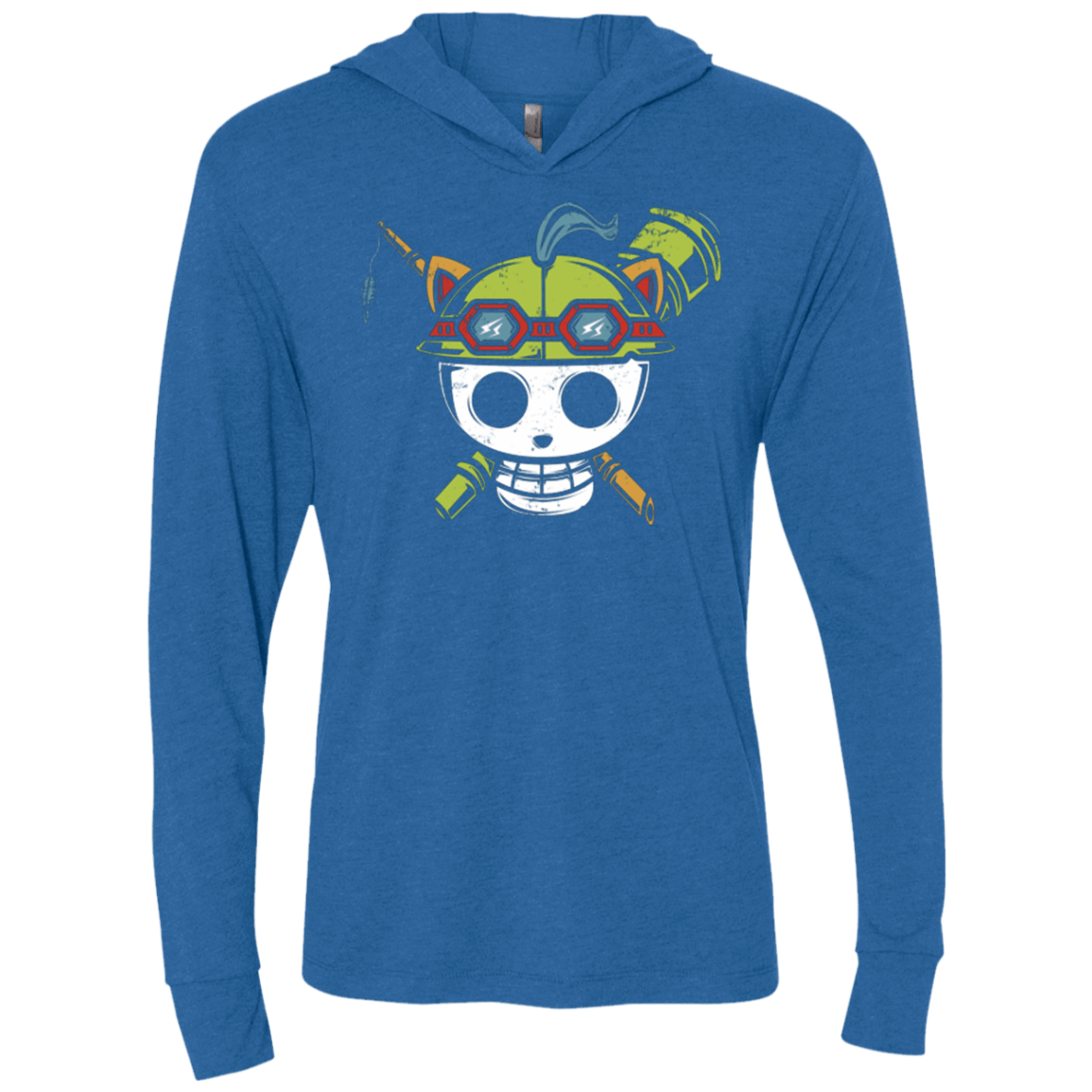 T-Shirts Vintage Royal / X-Small Pirate Scout Triblend Long Sleeve Hoodie Tee