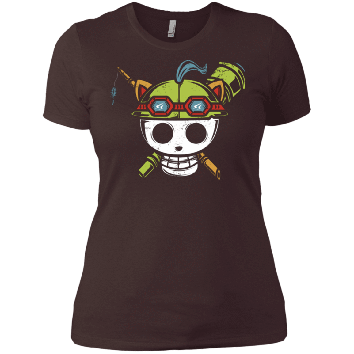 T-Shirts Dark Chocolate / X-Small Pirate Scout Women's Premium T-Shirt