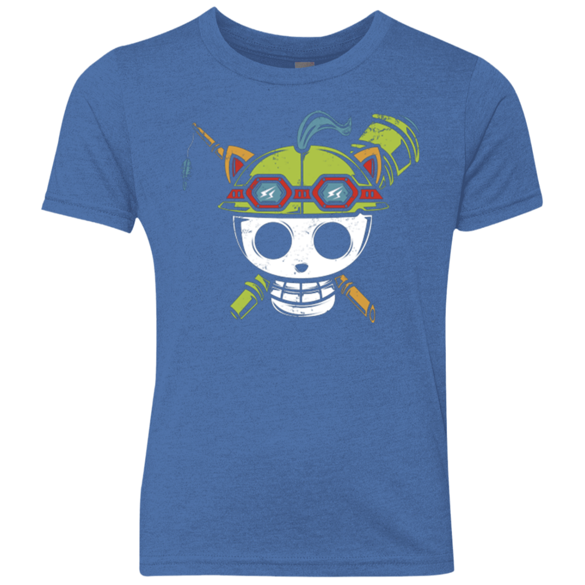 T-Shirts Vintage Royal / YXS Pirate Scout Youth Triblend T-Shirt