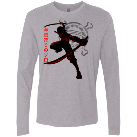 T-Shirts Heather Grey / Small Pirate Slayer Men's Premium Long Sleeve