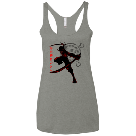 T-Shirts Venetian Grey / X-Small Pirate Slayer Women's Triblend Racerback Tank