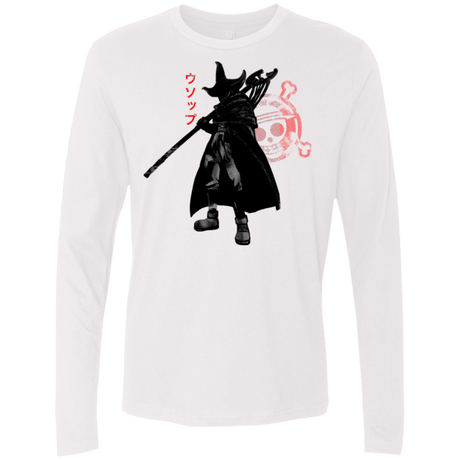 T-Shirts White / Small Pirate sniper Men's Premium Long Sleeve