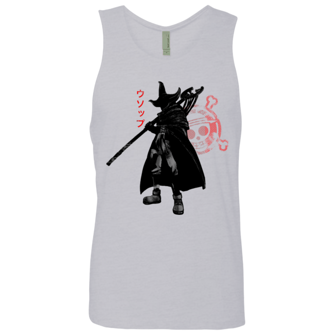 T-Shirts Heather Grey / Small Pirate sniper Men's Premium Tank Top