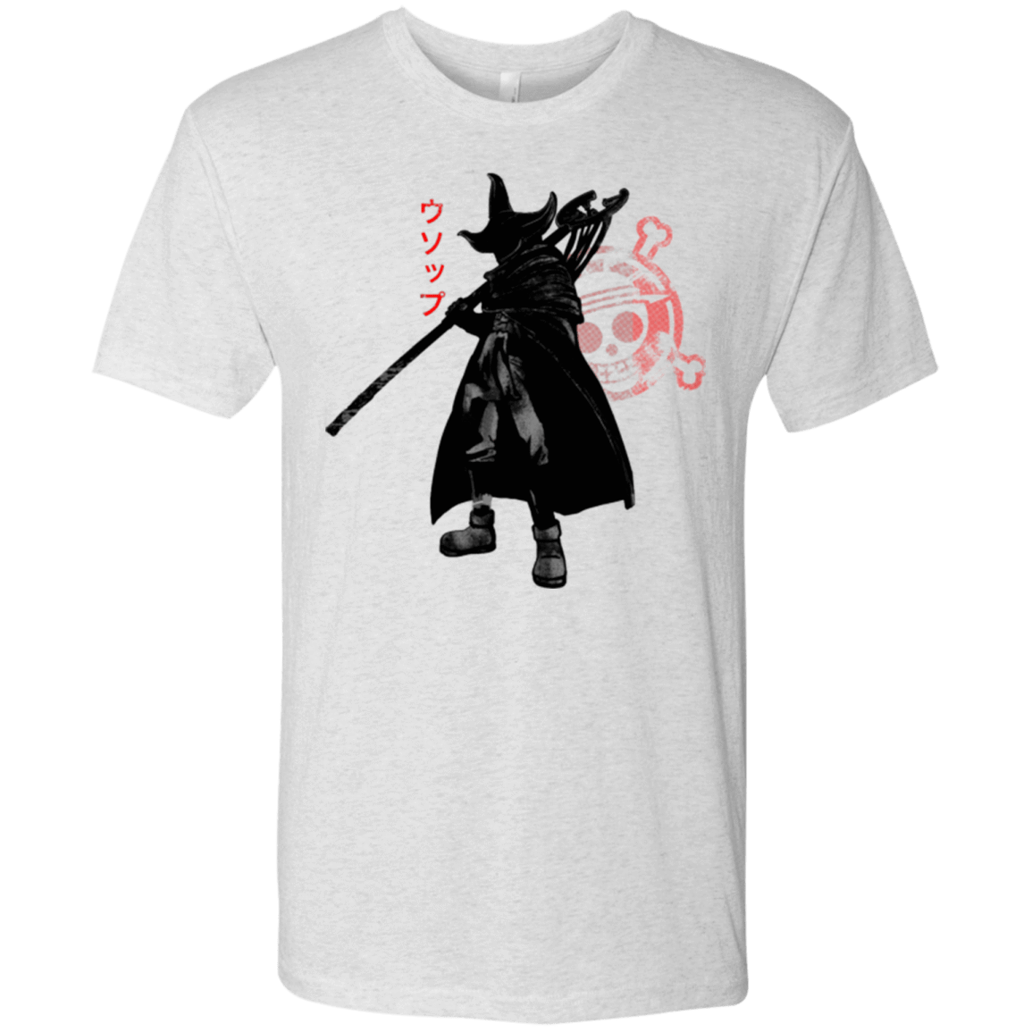 T-Shirts Heather White / Small Pirate sniper Men's Triblend T-Shirt