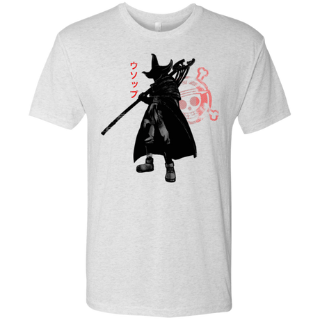 T-Shirts Heather White / Small Pirate sniper Men's Triblend T-Shirt