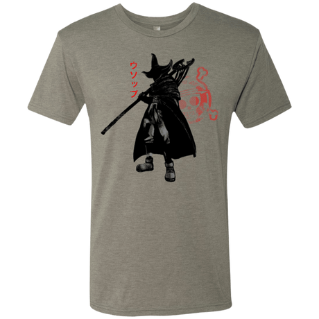 T-Shirts Venetian Grey / Small Pirate sniper Men's Triblend T-Shirt