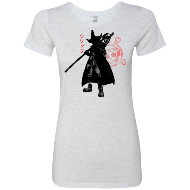 T-Shirts Heather White / Small Pirate sniper Women's Triblend T-Shirt