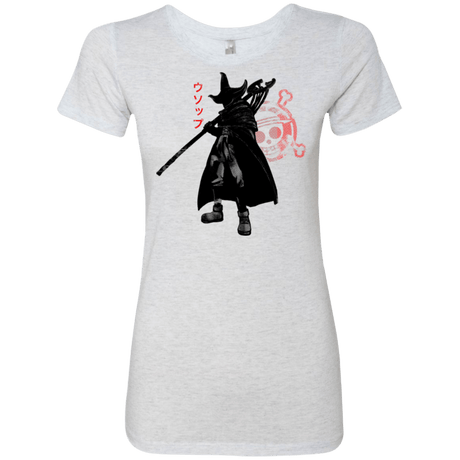 T-Shirts Heather White / Small Pirate sniper Women's Triblend T-Shirt