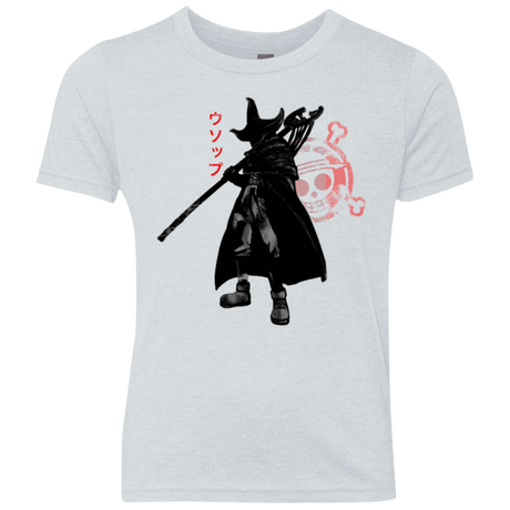 T-Shirts Heather White / YXS Pirate sniper Youth Triblend T-Shirt