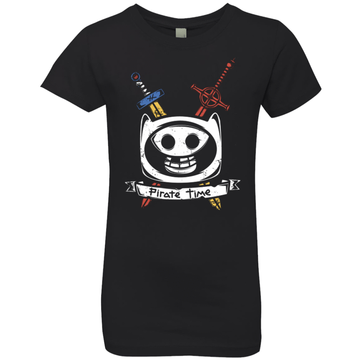 T-Shirts Black / YXS Pirate Time Girls Premium T-Shirt