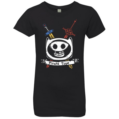 T-Shirts Black / YXS Pirate Time Girls Premium T-Shirt