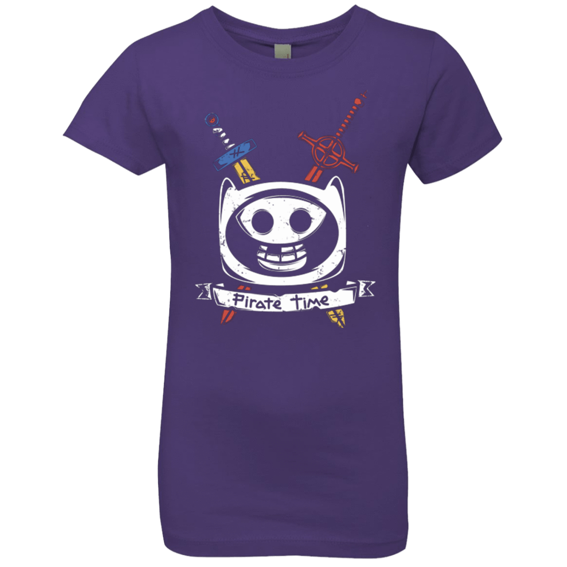 T-Shirts Purple Rush / YXS Pirate Time Girls Premium T-Shirt