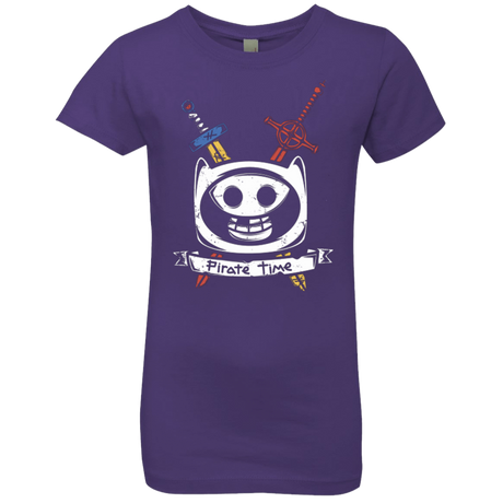 T-Shirts Purple Rush / YXS Pirate Time Girls Premium T-Shirt