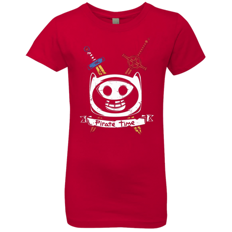 T-Shirts Red / YXS Pirate Time Girls Premium T-Shirt