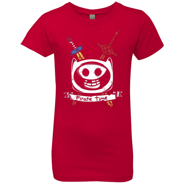 T-Shirts Red / YXS Pirate Time Girls Premium T-Shirt