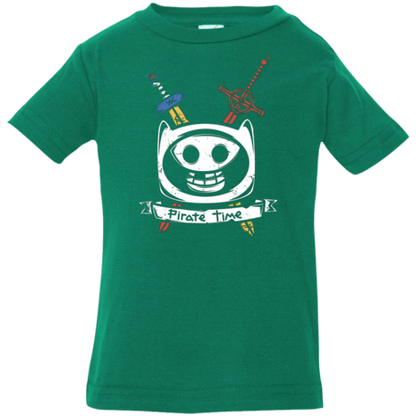 T-Shirts Kelly / 6 Months Pirate Time Infant Premium T-Shirt