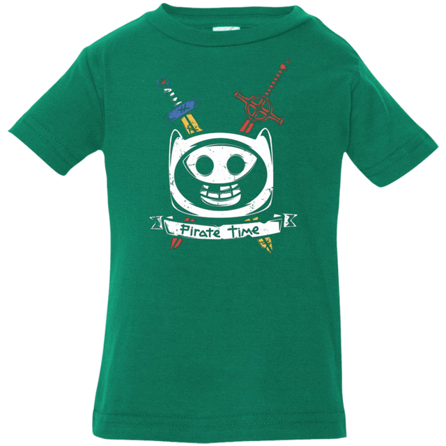 T-Shirts Kelly / 6 Months Pirate Time Infant Premium T-Shirt