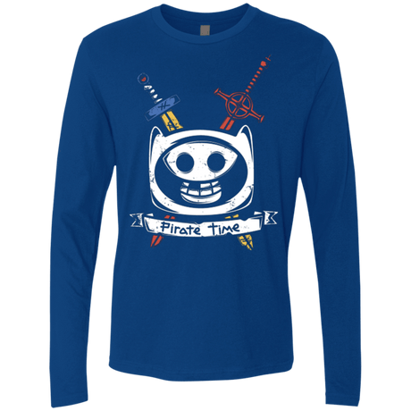 T-Shirts Royal / Small Pirate Time Men's Premium Long Sleeve