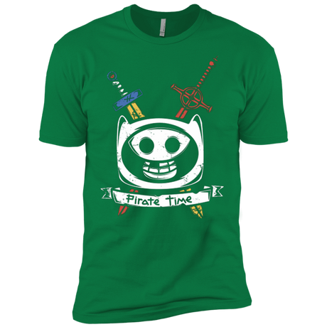 T-Shirts Kelly Green / X-Small Pirate Time Men's Premium T-Shirt