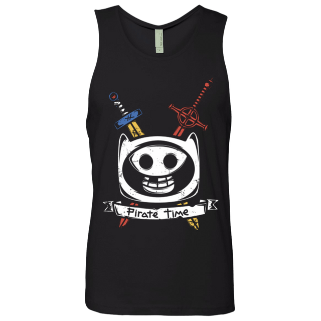 T-Shirts Black / Small Pirate Time Men's Premium Tank Top