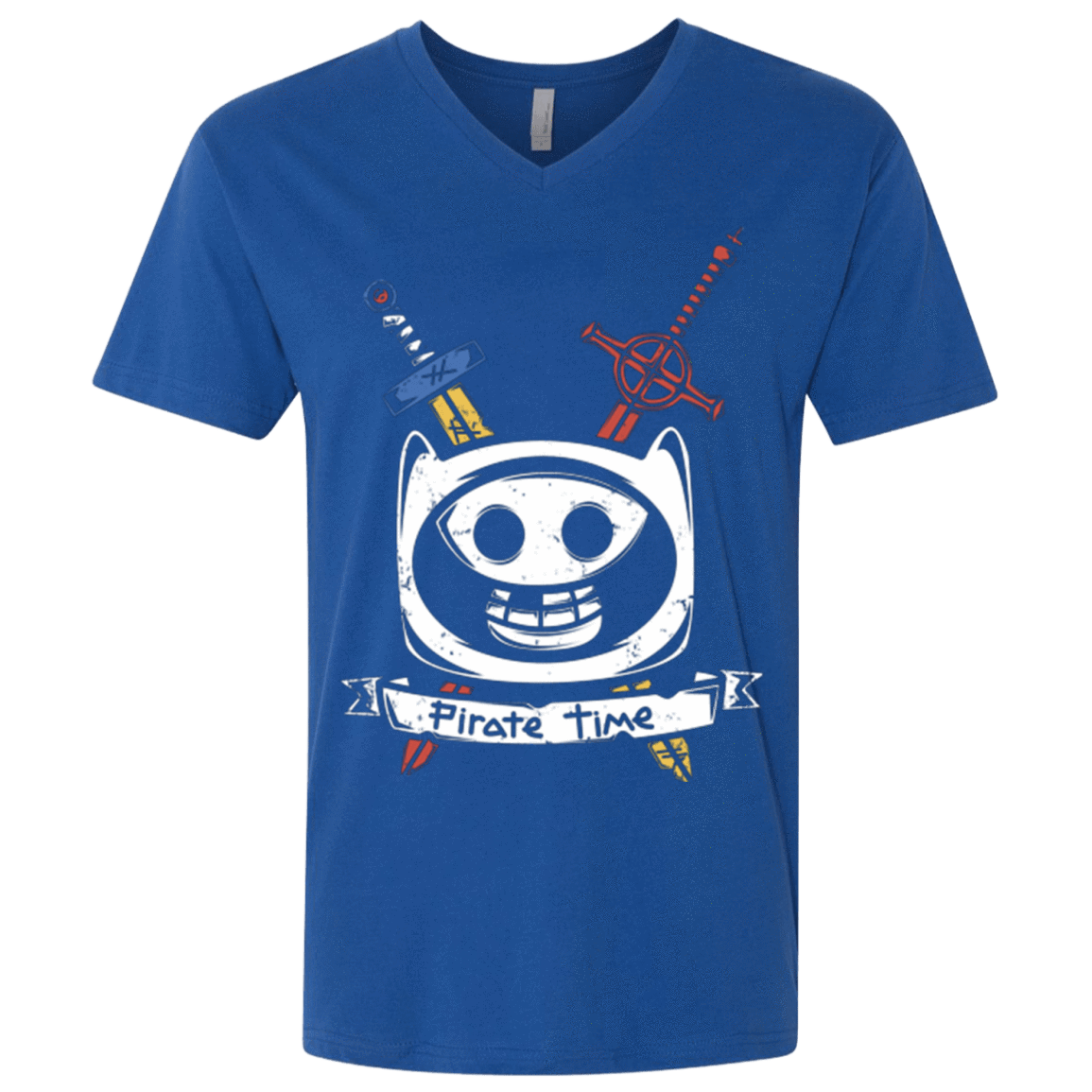 T-Shirts Royal / X-Small Pirate Time Men's Premium V-Neck
