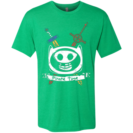T-Shirts Envy / Small Pirate Time Men's Triblend T-Shirt