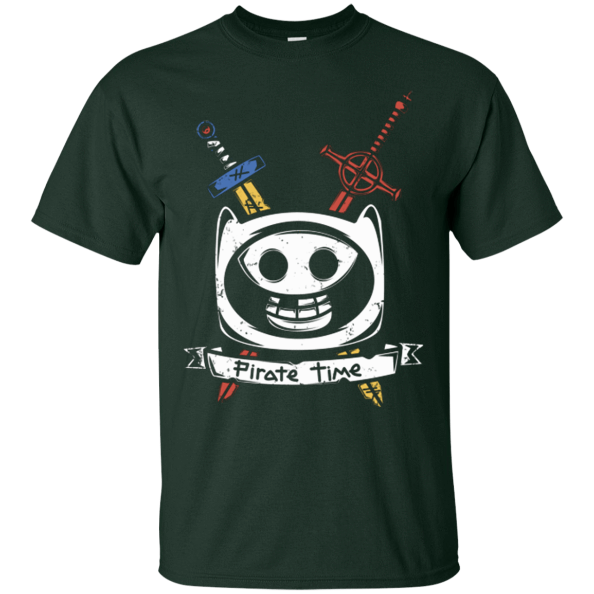 T-Shirts Forest Green / Small Pirate Time T-Shirt