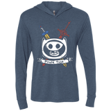 T-Shirts Indigo / X-Small Pirate Time Triblend Long Sleeve Hoodie Tee