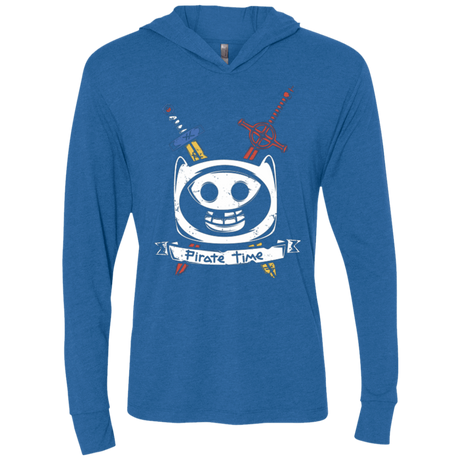T-Shirts Vintage Royal / X-Small Pirate Time Triblend Long Sleeve Hoodie Tee