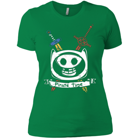 T-Shirts Kelly Green / X-Small Pirate Time Women's Premium T-Shirt