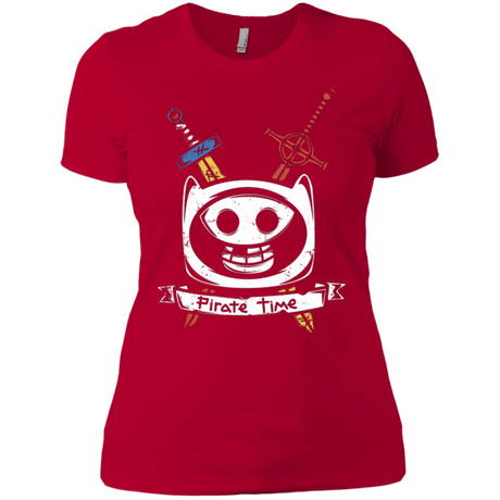 T-Shirts Red / X-Small Pirate Time Women's Premium T-Shirt