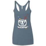 T-Shirts Indigo / X-Small Pirate Time Women's Triblend Racerback Tank