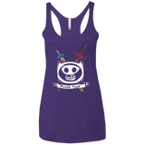 T-Shirts Purple / X-Small Pirate Time Women's Triblend Racerback Tank