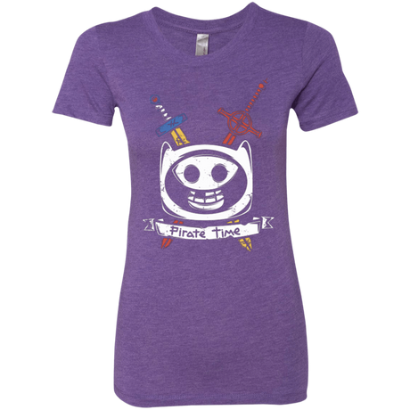 T-Shirts Purple Rush / Small Pirate Time Women's Triblend T-Shirt