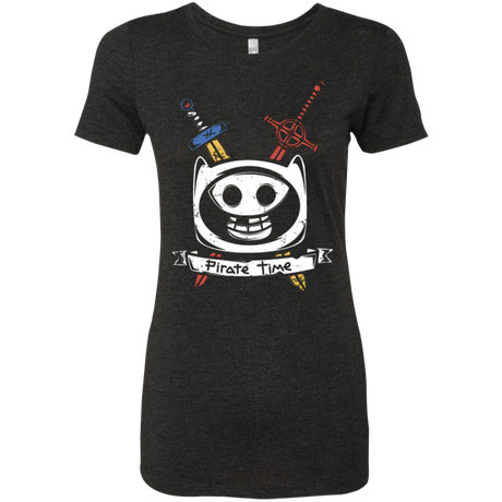 T-Shirts Vintage Black / Small Pirate Time Women's Triblend T-Shirt