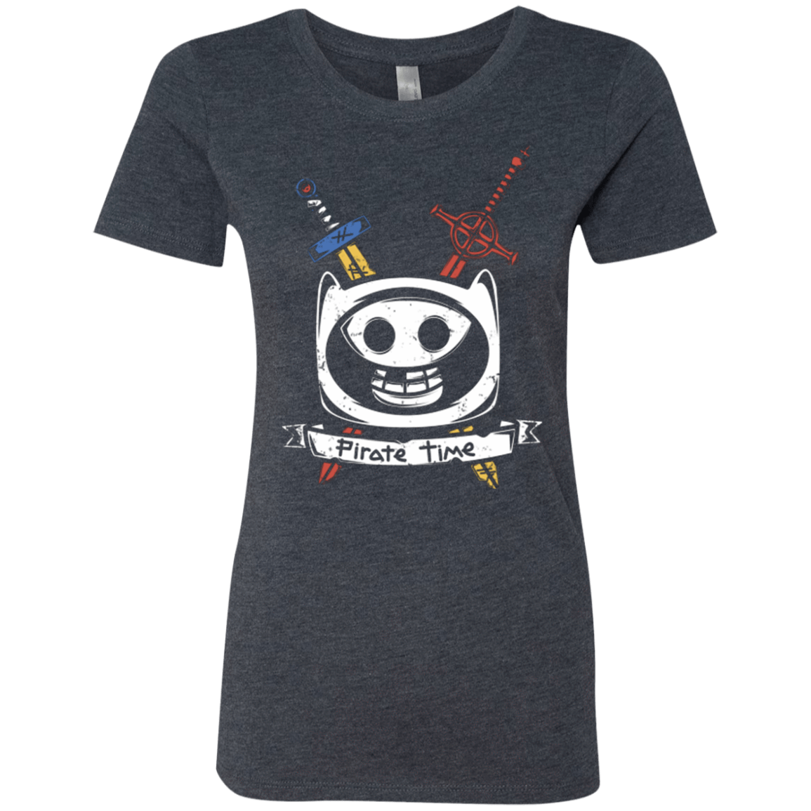 T-Shirts Vintage Navy / Small Pirate Time Women's Triblend T-Shirt