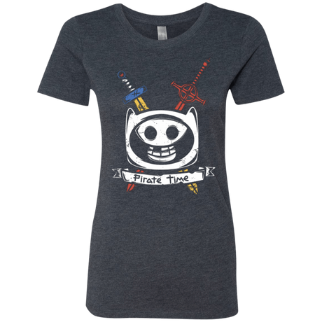 T-Shirts Vintage Navy / Small Pirate Time Women's Triblend T-Shirt