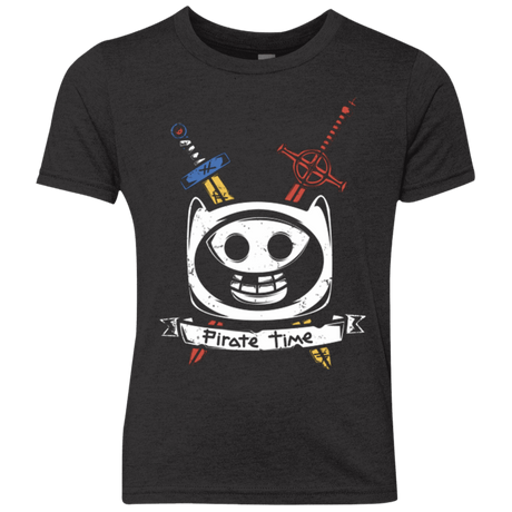 T-Shirts Vintage Black / YXS Pirate Time Youth Triblend T-Shirt