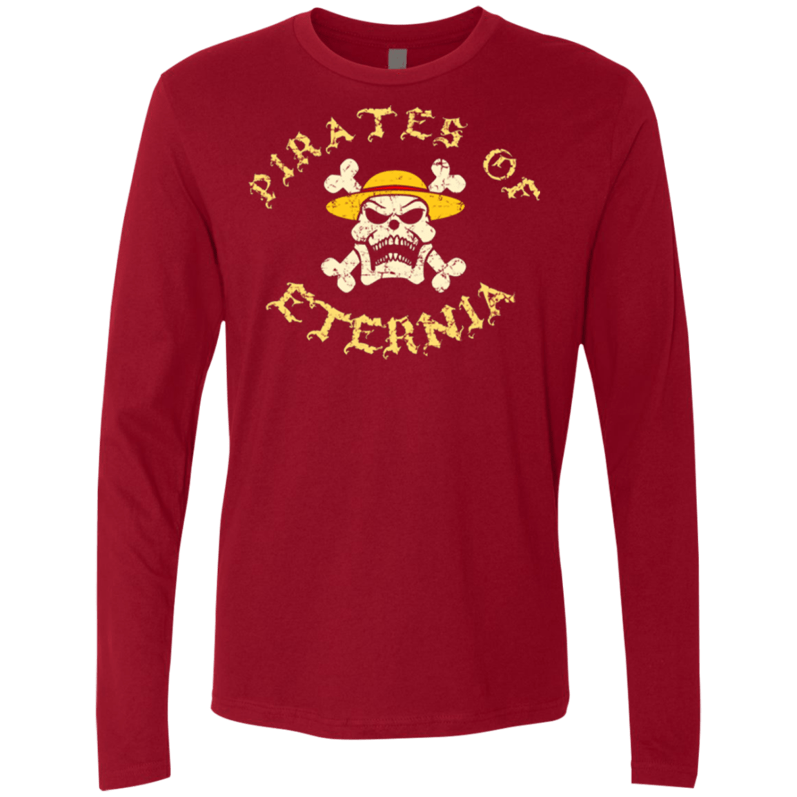 T-Shirts Cardinal / Small Pirates of Eternia Men's Premium Long Sleeve
