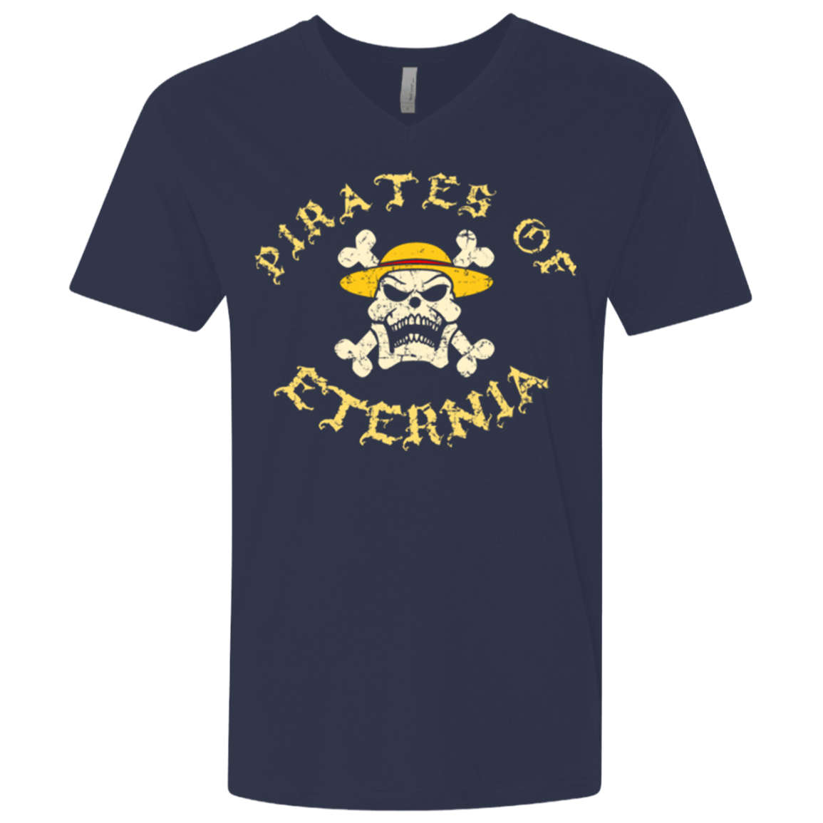 T-Shirts Midnight Navy / X-Small Pirates of Eternia Men's Premium V-Neck