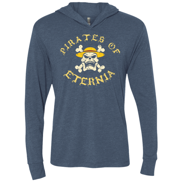 T-Shirts Indigo / X-Small Pirates of Eternia Triblend Long Sleeve Hoodie Tee