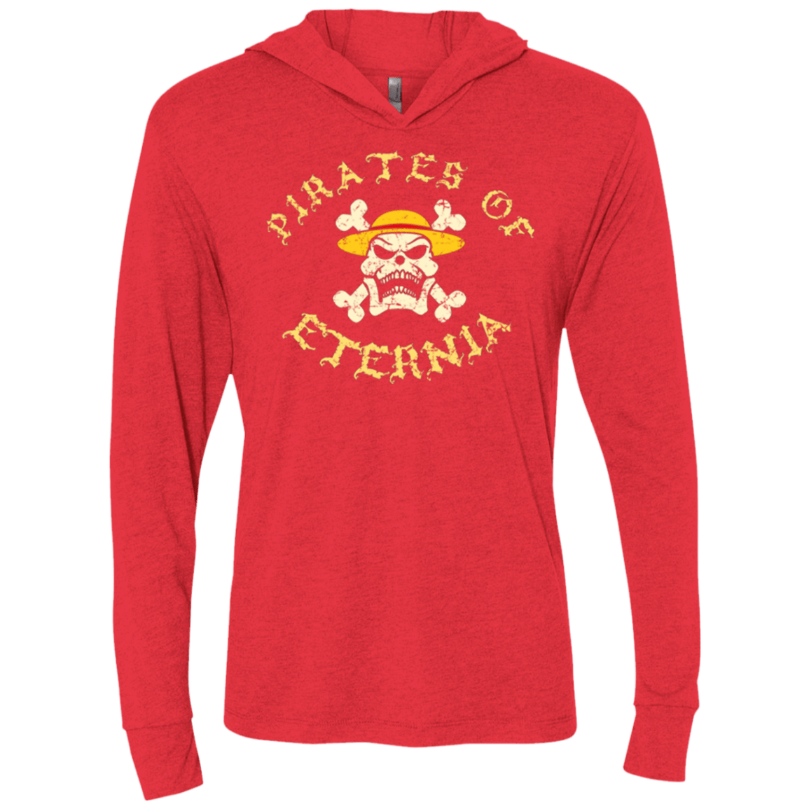 T-Shirts Vintage Red / X-Small Pirates of Eternia Triblend Long Sleeve Hoodie Tee