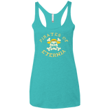 T-Shirts Tahiti Blue / X-Small Pirates of Eternia Women's Triblend Racerback Tank