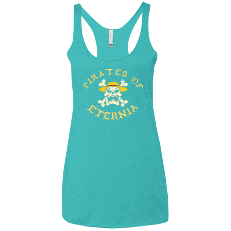 T-Shirts Tahiti Blue / X-Small Pirates of Eternia Women's Triblend Racerback Tank
