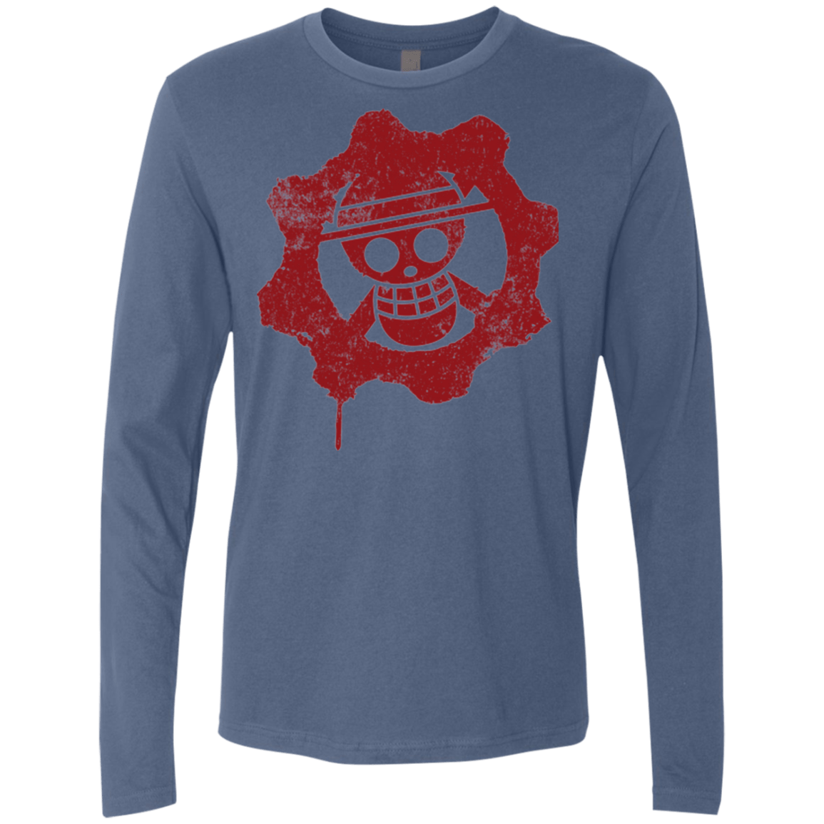 T-Shirts Indigo / Small Pirates of War Men's Premium Long Sleeve