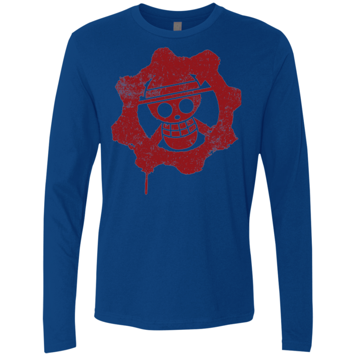 T-Shirts Royal / Small Pirates of War Men's Premium Long Sleeve