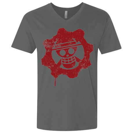 T-Shirts Heavy Metal / X-Small Pirates of War Men's Premium V-Neck