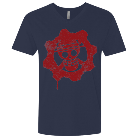 T-Shirts Midnight Navy / X-Small Pirates of War Men's Premium V-Neck