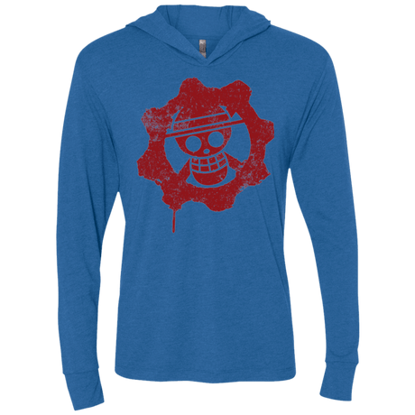 T-Shirts Vintage Royal / X-Small Pirates of War Triblend Long Sleeve Hoodie Tee